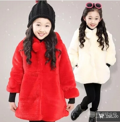 女宝宝品牌童装冬装外套给你一个时尚宝贝-跳