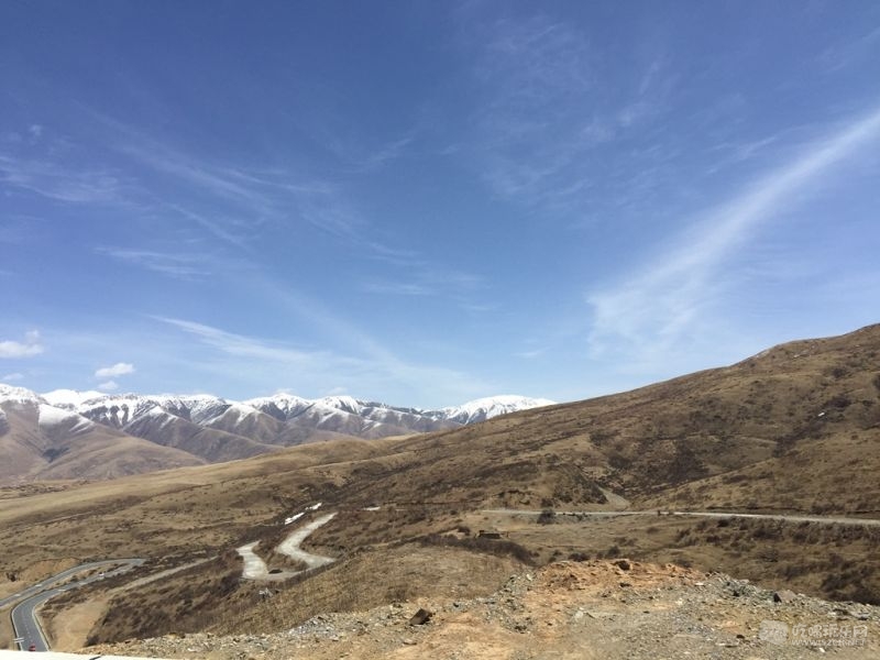 离开甘孜县，沿途风景