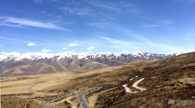 离开甘孜县，沿途风景