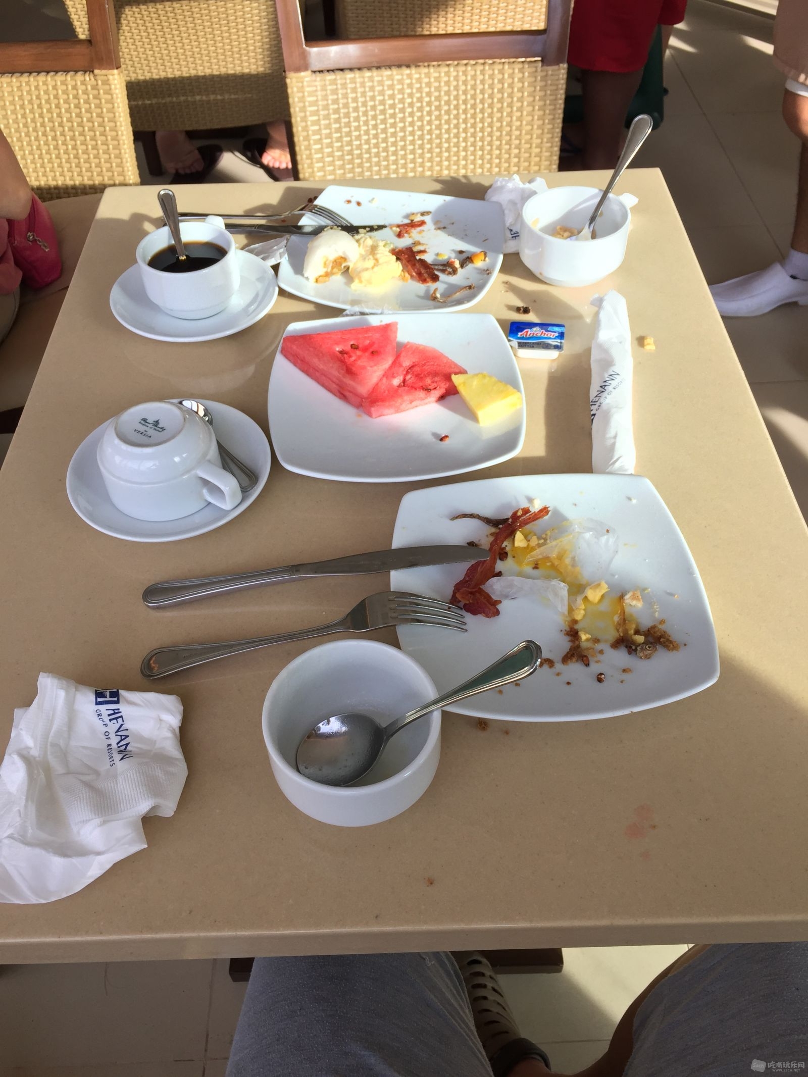 汉娜酒店的早餐自助，算是我吃过上等的早餐了。