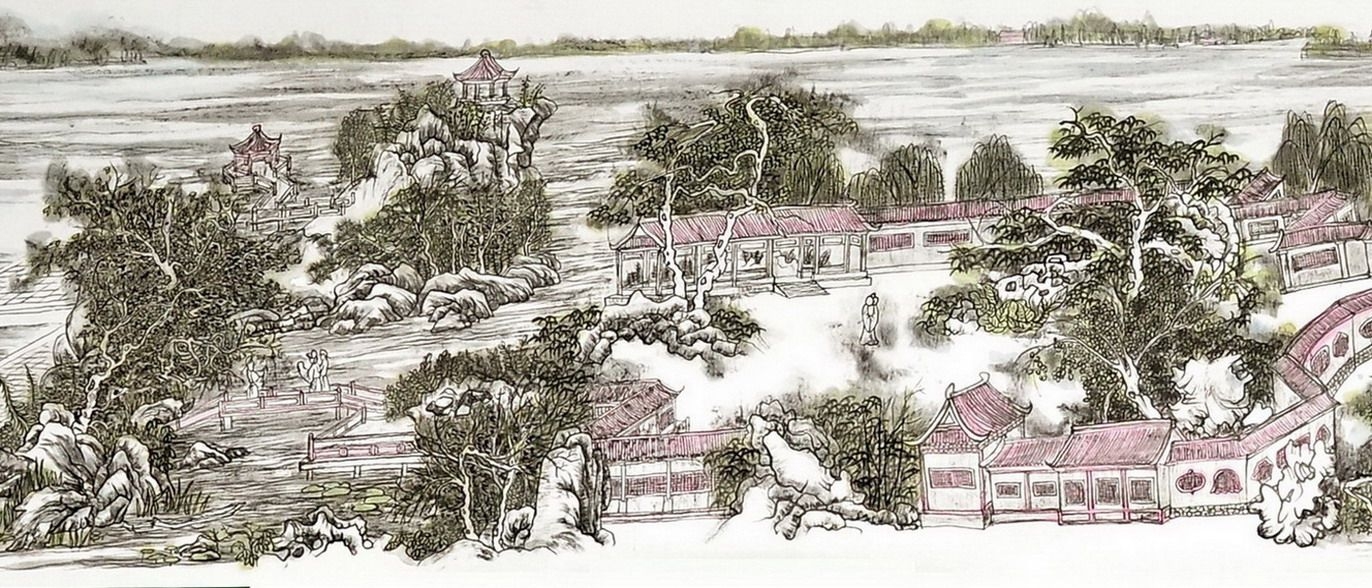黄东雷书画 明湖景区图-12.jpg