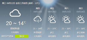 今明阴雨依旧 注意添衣