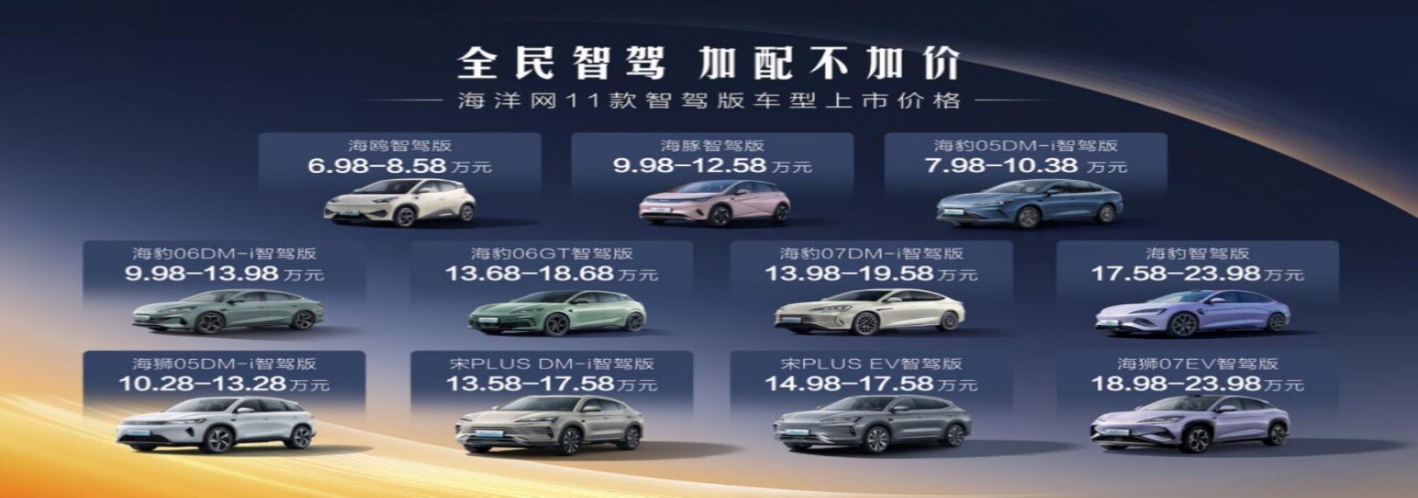 全民智驾，加配不加价！比亚迪海洋智驾版车型上市暨试驾体验-成都站正式开启！ ... .. ...